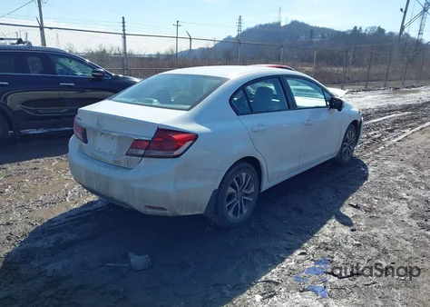 2014 Honda Civic Ex z USA, uszkodzony, nr VIN 19XFB2F8XEE004441